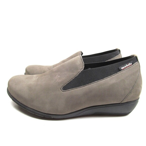 Mephisto Air Relax Mobils  Women's Shoe Slip On Wedge  Gray  Size 7 EUC - Picture 6 of 12